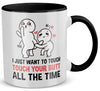 22Feels® Pärchen Geschenk zum Jahrestag, Hochzeitstag, Valentinstag etc. - Tasse mit Spruch (Weiss-Schwarz, 320ml)-TwoTone Tasse Weiss-Schwarz 320ml-22Feels