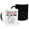 22Feels® Pärchen Geschenk zum Jahrestag, Hochzeitstag, Valentinstag etc. - Zaubertasse mit Spruch (Matt-Schwarz und Weiss, 320ml)-Farbwechsel Tasse Matt 320ml-22Feels