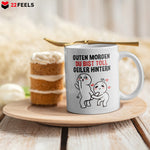 22Feels® Geschenk für Paare - Tasse mit Spruch: Guten Morgen, Du Bist Toll, Geiler Hintern (Weiss, 320ml)-Weisse Tasse 320ml-22Feels