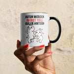 22Feels® Pärchen Geschenk zum Jahrestag, Hochzeitstag, Valentinstag etc. - Tasse mit Spruch (Weiss-Schwarz, 320ml)-TwoTone Tasse Weiss-Schwarz 320ml-22Feels