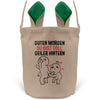22Feels® Männer Frauen Osterkorb Ehefrau Ehemann Freund Freundin Ostern mit Henkel Ostergeschenk Tragetasche Ostern Deko Osternest Körbchen Hasenohren (Beige/Grün)-Ostern Tragetasche-22Feels