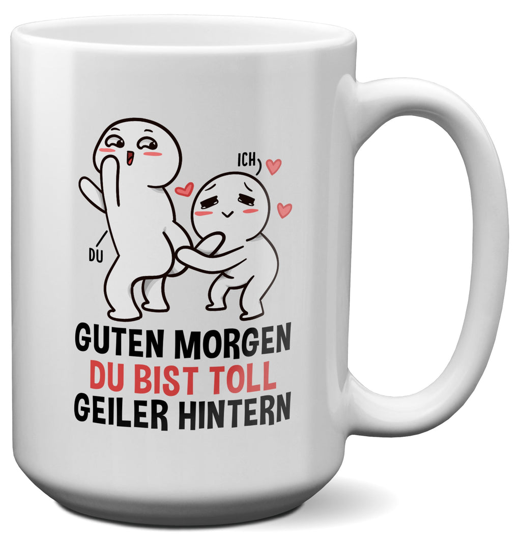 22Feels® Pärchen Geschenk zum Jahrestag, Hochzeitstag, Valentinstag etc. - XL Tasse mit Spruch (Weiss, 440ml)-Weisse XL Tasse 440ml-22Feels