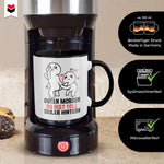 22Feels® Pärchen Geschenk zum Jahrestag, Hochzeitstag, Valentinstag etc. - Tasse mit Spruch (Weiss-Schwarz, 320ml)-TwoTone Tasse Weiss-Schwarz 320ml-22Feels