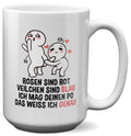 22Feels® Pärchen Geschenk zum Jahrestag, Hochzeitstag, Valentinstag etc. - XL Tasse mit Spruch (Weiss, 440ml)-Weisse XL Tasse 440ml-22Feels