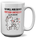 22Feels® Pärchen Geschenk zum Jahrestag, Hochzeitstag, Valentinstag etc. - XL Tasse mit Spruch (Weiss, 440ml)-Weisse XL Tasse 440ml-22Feels