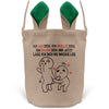 22Feels® Männer Frauen Osterkorb Ehefrau Ehemann Freund Freundin Ostern mit Henkel Ostergeschenk Tragetasche Ostern Deko Osternest Körbchen Hasenohren (Beige/Grün)-Ostern Tragetasche-22Feels