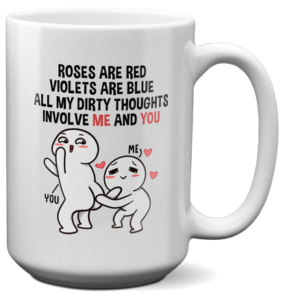 22Feels® Pärchen Geschenk zum Jahrestag, Hochzeitstag, Valentinstag etc. - XL Tasse mit Spruch (Weiss, 440ml)-Weisse XL Tasse 440ml-22Feels