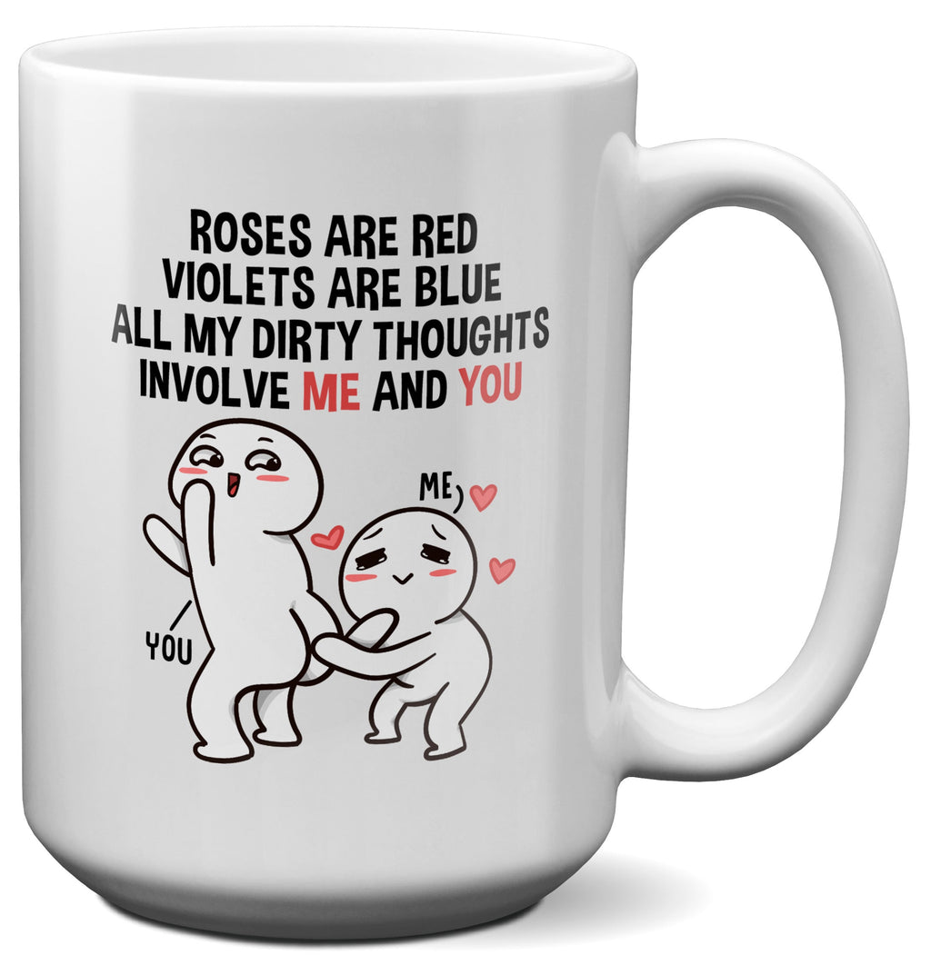 22Feels® Pärchen Geschenk zum Jahrestag, Hochzeitstag, Valentinstag etc. - XL Tasse mit Spruch (Weiss, 440ml)-Weisse XL Tasse 440ml-22Feels