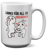 22Feels® Pärchen Geschenk zum Jahrestag, Hochzeitstag, Valentinstag etc. - XL Tasse mit Spruch (Weiss, 440ml)-Weisse XL Tasse 440ml-22Feels