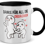 22Feels® Pärchen Geschenk zum Jahrestag, Hochzeitstag, Valentinstag etc. - Tasse mit Spruch (Weiss-Schwarz, 320ml)-TwoTone Tasse Weiss-Schwarz 320ml-22Feels