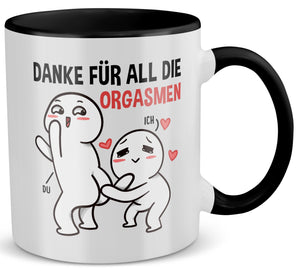 22Feels® Pärchen Geschenk zum Jahrestag, Hochzeitstag, Valentinstag etc. - Tasse mit Spruch (Weiss-Schwarz, 320ml)-TwoTone Tasse Weiss-Schwarz 320ml-22Feels