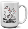 22Feels® Pärchen Geschenk zum Jahrestag, Hochzeitstag, Valentinstag etc. - XL Tasse mit Spruch (Weiss, 440ml)-Weisse XL Tasse 440ml-22Feels