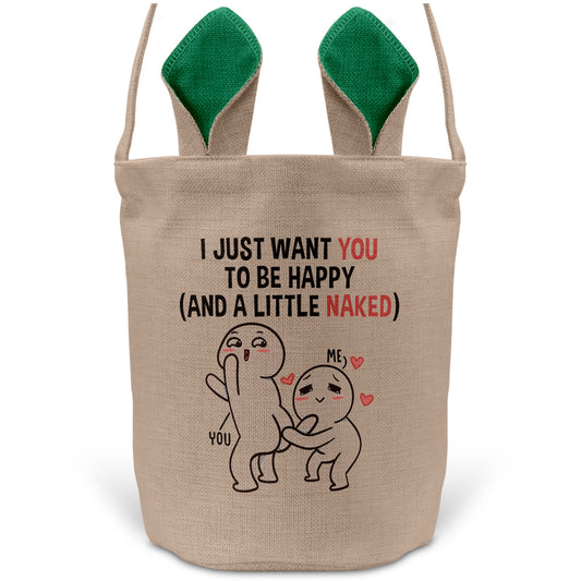 22Feels® Männer Frauen Osterkorb Ehefrau Ehemann Freund Freundin Ostern mit Henkel Ostergeschenk Tragetasche Ostern Deko Osternest Körbchen Hasenohren (Beige/Grün)-Ostern Tragetasche-22Feels