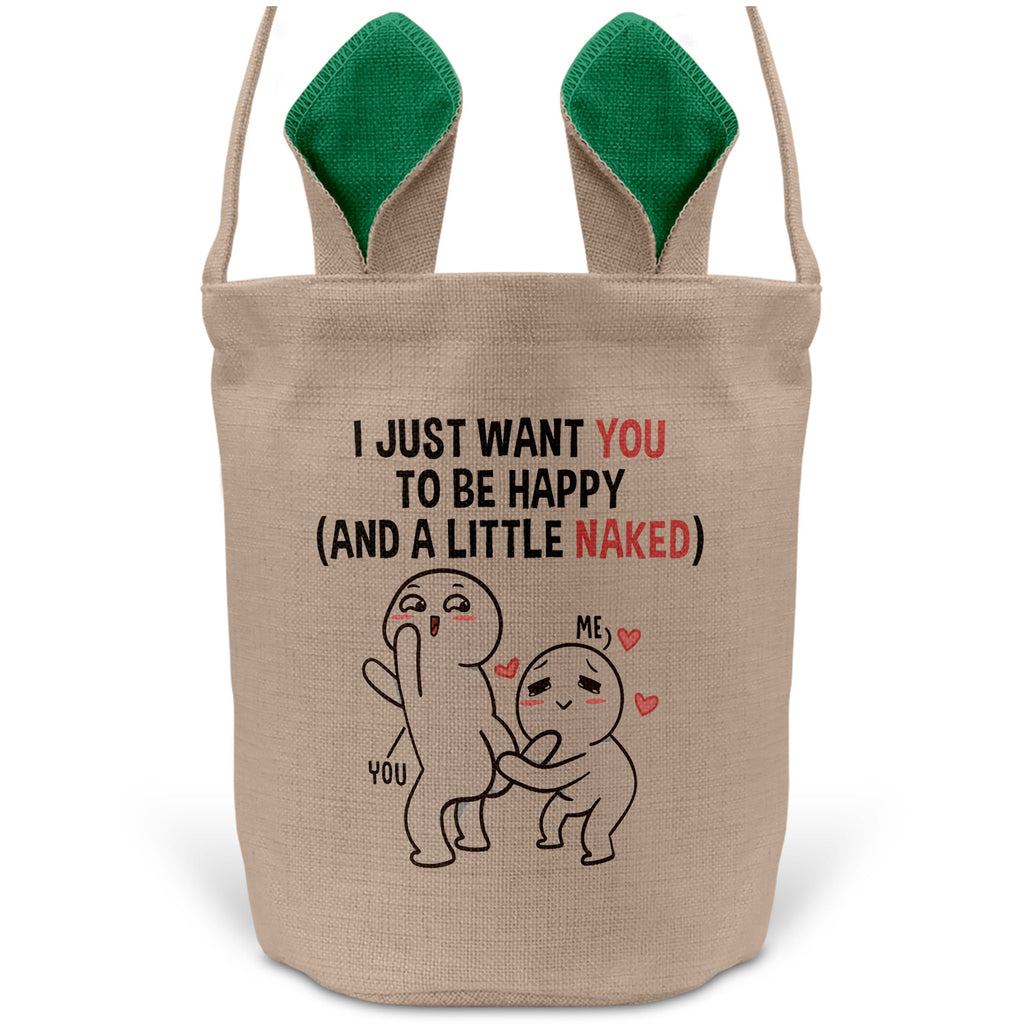 22Feels® Männer Frauen Osterkorb Ehefrau Ehemann Freund Freundin Ostern mit Henkel Ostergeschenk Tragetasche Ostern Deko Osternest Körbchen Hasenohren (Beige/Grün)-Ostern Tragetasche-22Feels