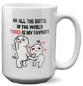 22Feels® Pärchen Geschenk zum Jahrestag, Hochzeitstag, Valentinstag etc. - XL Tasse mit Spruch (Weiss, 440ml)-Weisse XL Tasse 440ml-22Feels