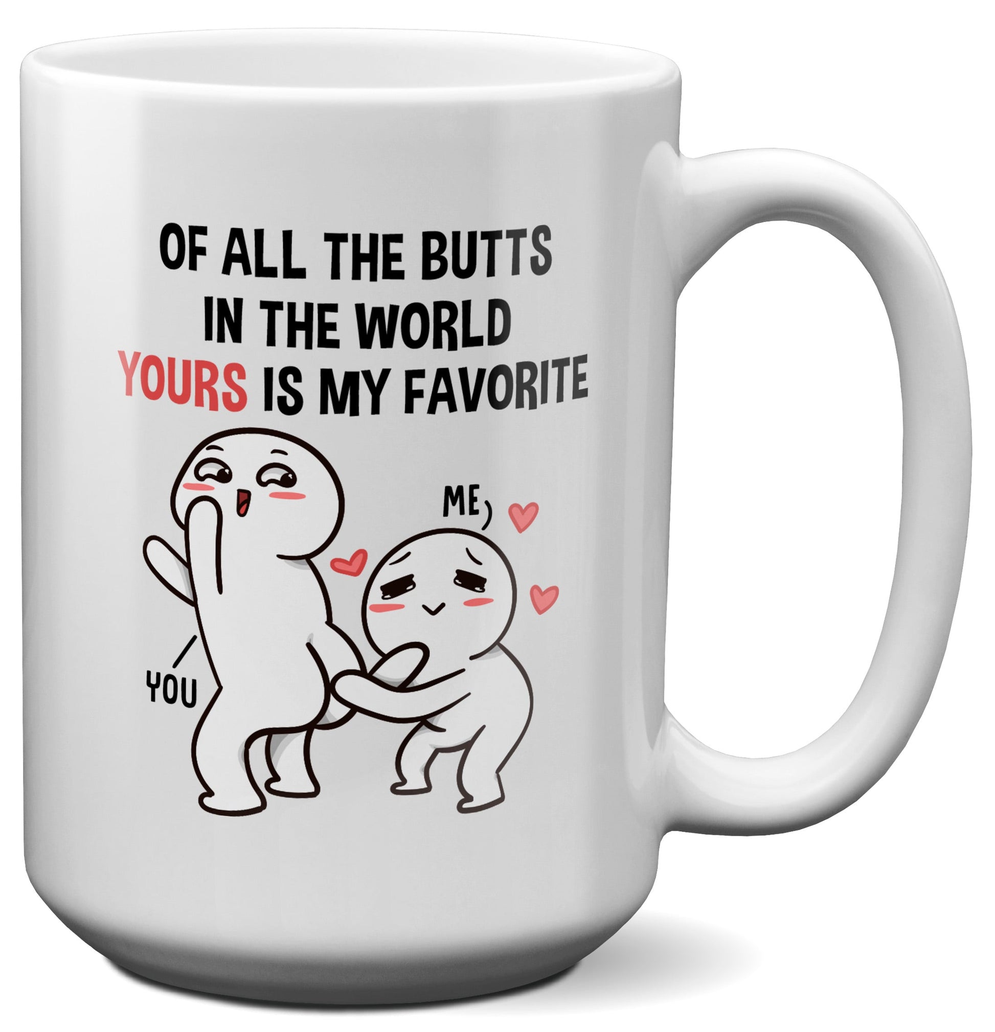 22Feels® Pärchen Geschenk zum Jahrestag, Hochzeitstag, Valentinstag etc. - XL Tasse mit Spruch (Weiss, 440ml)-Weisse XL Tasse 440ml-22Feels