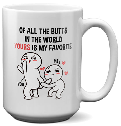 22Feels® Pärchen Geschenk zum Jahrestag, Hochzeitstag, Valentinstag etc. - XL Tasse mit Spruch (Weiss, 440ml)-Weisse XL Tasse 440ml-22Feels