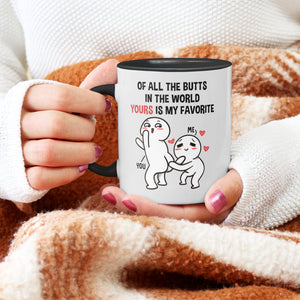 22Feels® Pärchen Geschenk zum Jahrestag, Hochzeitstag, Valentinstag etc. - Tasse mit Spruch (Weiss-Schwarz, 320ml)-TwoTone Tasse Weiss-Schwarz 320ml-22Feels