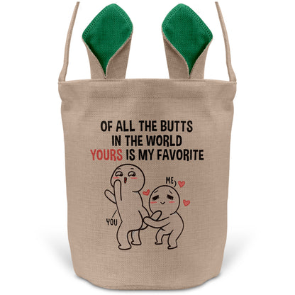 22Feels® Männer Frauen Osterkorb Ehefrau Ehemann Freund Freundin Ostern mit Henkel Ostergeschenk Tragetasche Ostern Deko Osternest Körbchen Hasenohren (Beige/Grün)-Ostern Tragetasche-22Feels