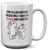 22Feels® Pärchen Geschenk zum Jahrestag, Hochzeitstag, Valentinstag etc. - XL Tasse mit Spruch (Weiss, 440ml)-Weisse XL Tasse 440ml-22Feels