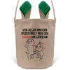 22Feels® Männer Frauen Osterkorb Ehefrau Ehemann Freund Freundin Ostern mit Henkel Ostergeschenk Tragetasche Ostern Deko Osternest Körbchen Hasenohren (Beige/Grün)-Ostern Tragetasche-22Feels
