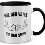22Feels® Sohn Geschenk - Tasse mit Spruch (Weiss-Schwarz, 320ml)-TwoTone Tasse Weiss-Schwarz 320ml-22Feels