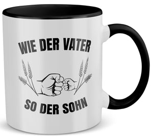 22Feels® Sohn Geschenk - Tasse mit Spruch (Weiss-Schwarz, 320ml)-TwoTone Tasse Weiss-Schwarz 320ml-22Feels