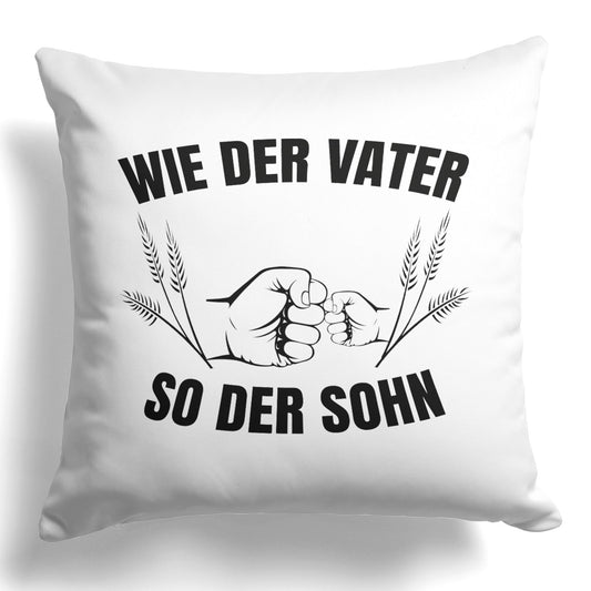 22Feels® Sohn Geschenk - Kissen mit Spruch (Weiss 40x40cm)-Kissen Weiss 40x40-22Feels