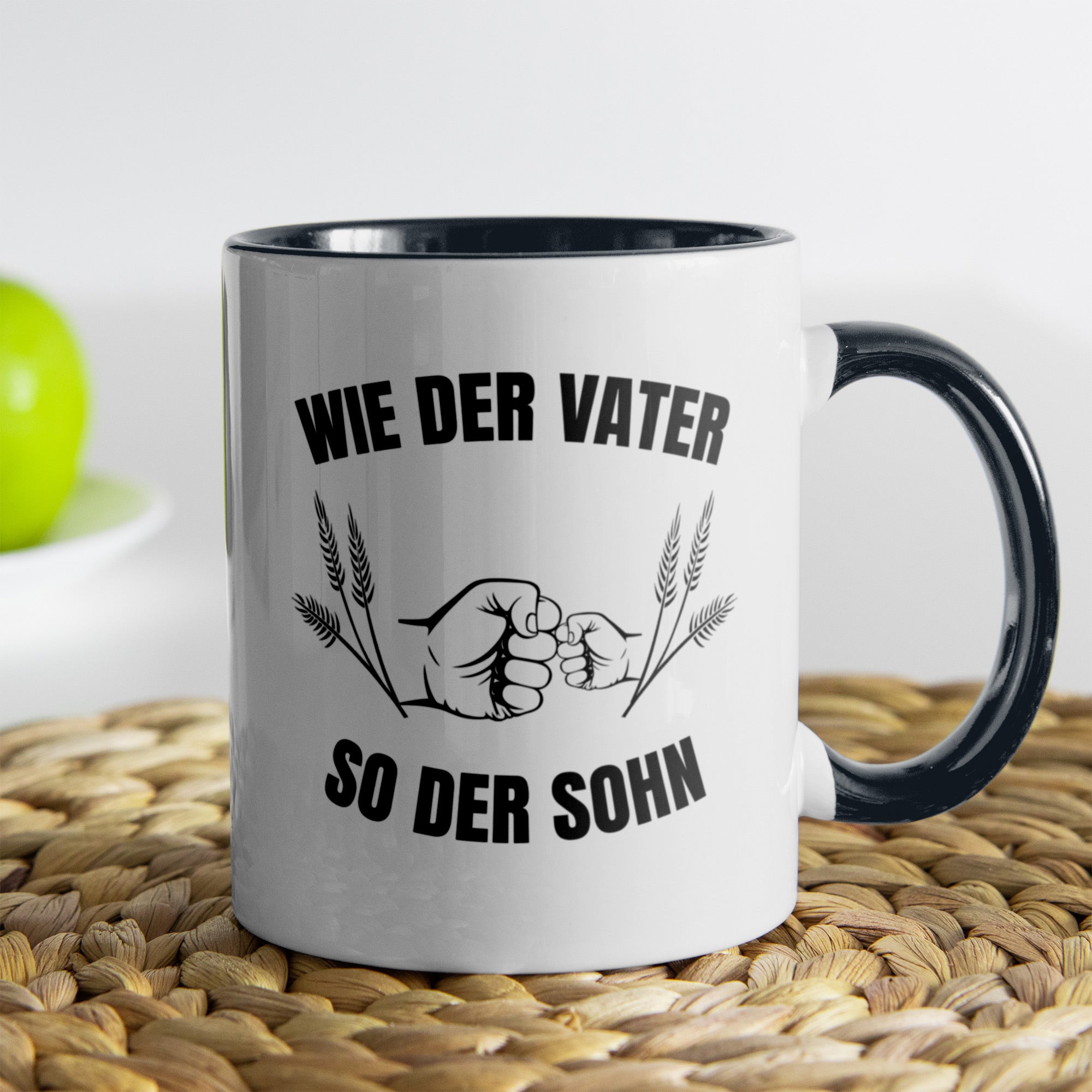 22Feels® Sohn Geschenk - Tasse mit Spruch (Weiss-Schwarz, 320ml)-TwoTone Tasse Weiss-Schwarz 320ml-22Feels