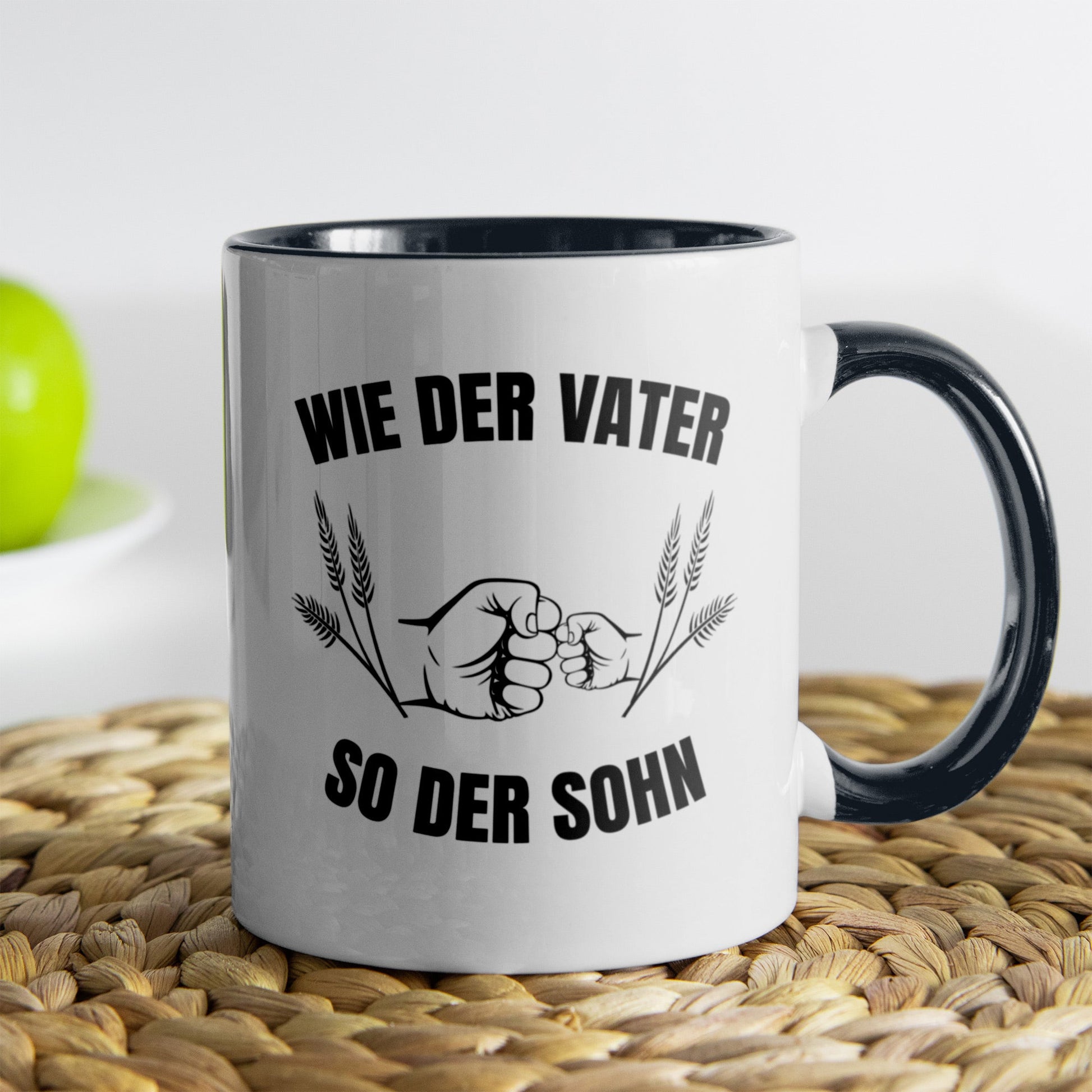 22Feels® Sohn Geschenk - Tasse mit Spruch (Weiss-Schwarz, 320ml)-TwoTone Tasse Weiss-Schwarz 320ml-22Feels