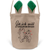 22Feels® Verlobte Frauen Osterkorb mit Henkel Ostergeschenk Tragetasche Ostern Deko Osternest Körbchen Hasenohren (Beige/Grün)-Ostern Tragetasche-22Feels
