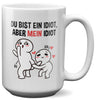 22Feels® Pärchen Geschenk zum Jahrestag, Hochzeitstag, Valentinstag etc. - XL Tasse mit Spruch (Weiss, 440ml)-Weisse XL Tasse 440ml-22Feels