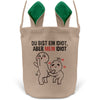 22Feels® Männer Frauen Osterkorb Ehefrau Ehemann Freund Freundin Ostern mit Henkel Ostergeschenk Tragetasche Ostern Deko Osternest Körbchen Hasenohren (Beige/Grün)-Ostern Tragetasche-22Feels