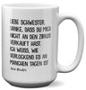 22Feels® Schwester Geschenk von Bruder - XL Tasse mit Spruch (Weiss, 440ml)-Weisse XL Tasse 440ml-22Feels