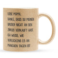 22Feels® Mama Geschenk - Glitzertasse mit Spruch (Gold, 320ml)-Glitzertasse Gold 320ml-22Feels