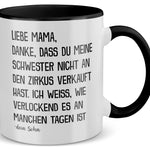 22Feels® Mama Geschenk von Sohn - Tasse mit Spruch (Weiss-Schwarz, 320ml)-TwoTone Tasse Weiss-Schwarz 320ml-22Feels