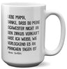 22Feels® Mama Geschenk von Tochter - XL Tasse mit Spruch (Weiss, 440ml)-Weisse XL Tasse 440ml-22Feels