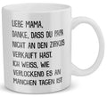22Feels® Geschenk für Mamas - Tasse mit Spruch: Zirkus (Weiss, 320ml)-Weisse Tasse 320ml-22Feels