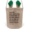 22Feels® Papa Osterkorb von Tochter Vater mit Henkel Ostergeschenk Tragetasche Ostern Deko Osternest Körbchen Hasenohren (Beige/Grün)-Ostern Tragetasche-22Feels