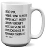 22Feels® Oma Geschenk von Enkel - XL Tasse mit Spruch (Weiss, 440ml)-Weisse XL Tasse 440ml-22Feels