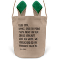 22Feels® Oma Osterkorb von Enkel Grossmutter mit Henkel Ostergeschenk Tragetasche Ostern Deko Osternest Körbchen Hasenohren (Beige/Grün)-Ostern Tragetasche-22Feels