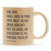 22Feels® Oma Geschenk von Enkelin - Glitzertasse mit Spruch (Gold, 320ml)-Glitzertasse Gold 320ml-22Feels