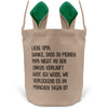 22Feels® Oma Grossmutter Osterkorb mit Henkel Ostergeschenk Tragetasche Ostern Deko Osternest Körbchen Hasenohren (Beige/Grün)-Ostern Tragetasche-22Feels