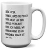 22Feels® Oma Geschenk von Enkel - XL Tasse mit Spruch (Weiss, 440ml)-Weisse XL Tasse 440ml-22Feels