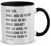 22Feels® Oma Geschenk von Enkel - Tasse mit Spruch (Weiss-Schwarz, 320ml)-TwoTone Tasse Weiss-Schwarz 320ml-22Feels