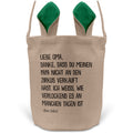 22Feels® Oma Osterkorb von Enkel Grossmutter mit Henkel Ostergeschenk Tragetasche Ostern Deko Osternest Körbchen Hasenohren (Beige/Grün)-Ostern Tragetasche-22Feels
