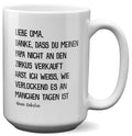22Feels® Oma Geschenk von Enkelin - XL Tasse mit Spruch (Weiss, 440ml)-Weisse XL Tasse 440ml-22Feels
