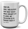 22Feels® Opa Geschenk von Enkelin - XL Tasse mit Spruch (Weiss, 440ml)-Weisse XL Tasse 440ml-22Feels