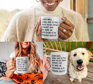 22Feels® Geschenk für Onkel - Tasse mit Spruch: Zirkus (Weiss, 320ml)-Weisse Tasse 320ml-22Feels