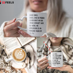 22Feels® Onkel Geschenk von Neffe - Tasse mit Spruch: Zirkus 'Cousin' (Herzhenkel, Weiss, 320ml)-Tasse Weiss Herzhenkel 320ml-22Feels